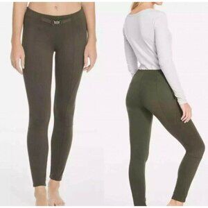 Fabletics Polaris Pant Olive Green Buckle Closure Slim Medium M